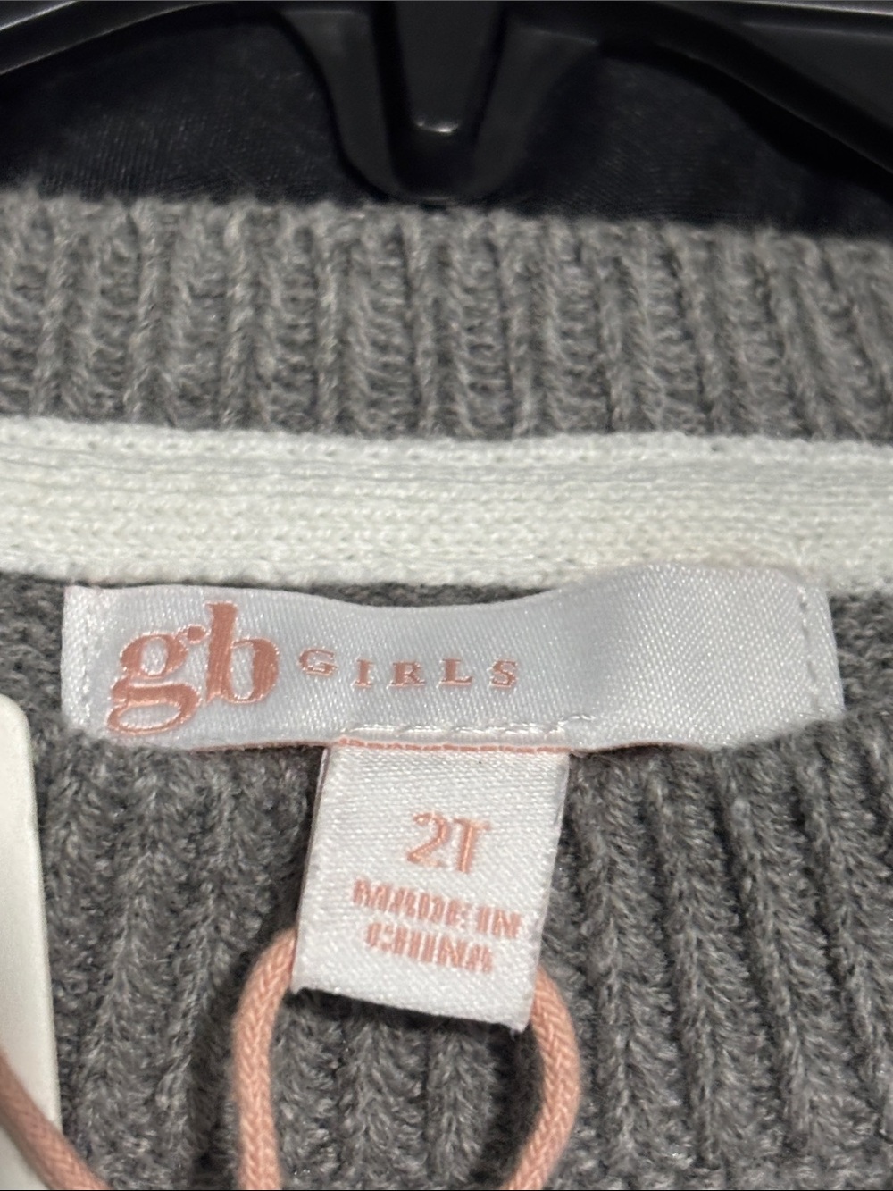 GB girls Gray Sweater with Blue 'LONDON 1826' Graphic - Picture 3 of 3